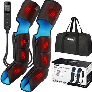 FT-076A Black 3 Mode Intensities Air Compression Leg Massager With Heat